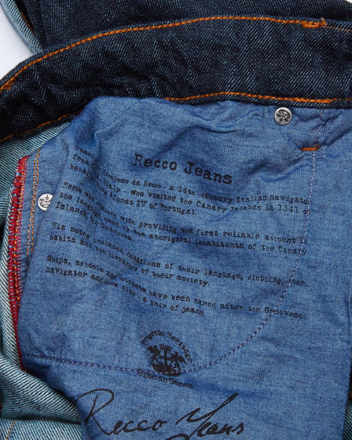 Recco OR Rinse Jeans - Denim Blue - Blue de Genes - Kul og Koks