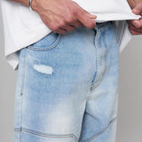 Repaired Jeans - Light Blue - LAU LAU - Kul og Koks