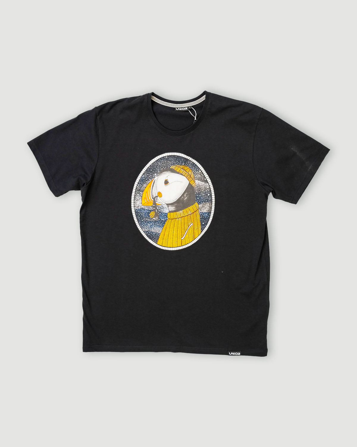 Sailor Puffin Tshirt - Black