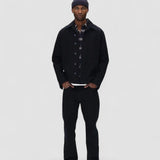 Scandi Monty Overshirt - Dark Denim Blue