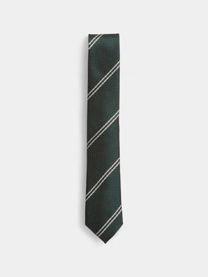 Nekutaki Tie - Green Stripe