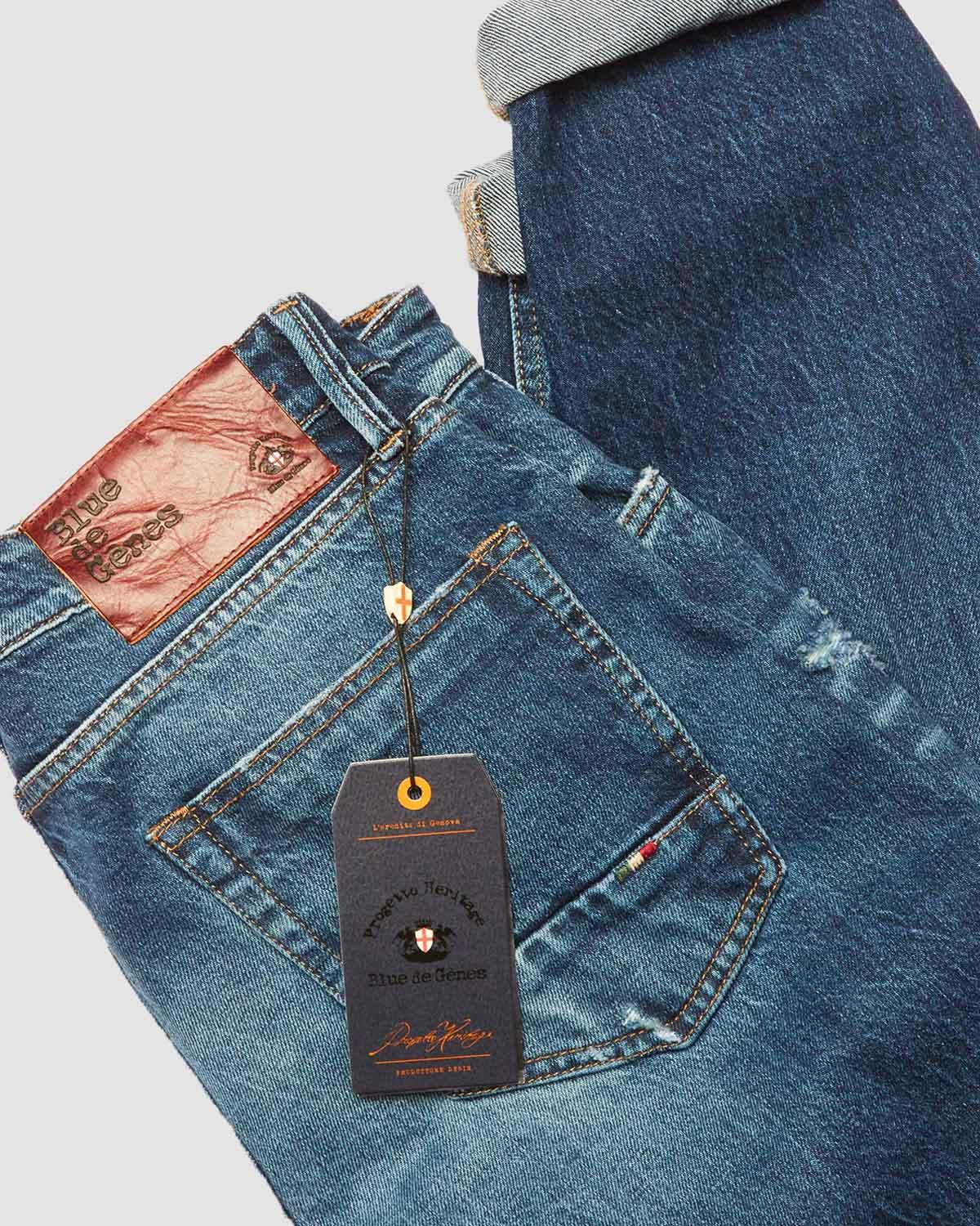 Vinci Chaby Special Jeans - Dark Blue Denim - Blue de Genes - Kul og Koks