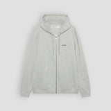 Essential Logo Zip Hoodie - Grey