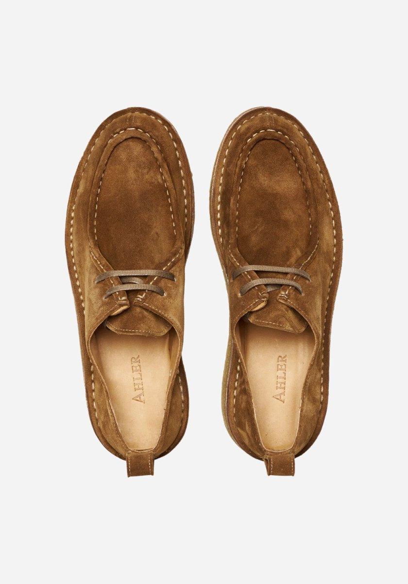 50100 Derby Suede - Cognac - AHLER - Kul og Koks