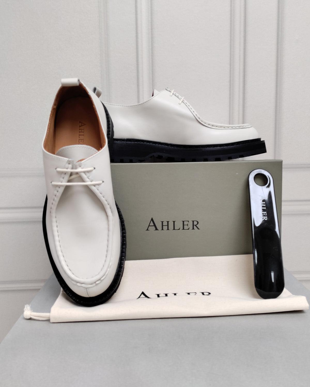 50901 Derby Shoes - Off White - AHLER - Kul og Koks
