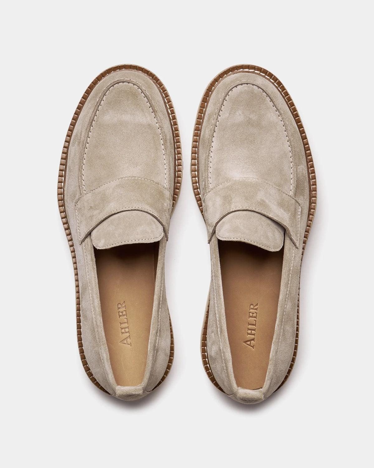 50700 Suede Loafers - Sand - AHLER - Kul og Koks