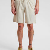 Akjames Linen Shorts - Brown Rice - Anerkjendt - Kul og Koks