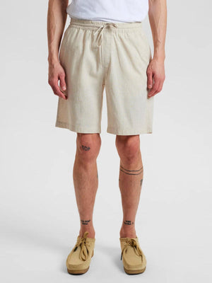 Akjames Linen Shorts - Brown Rice