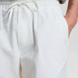 Akjames Linen Shorts - Tofu - Anerkjendt - Kul og Koks