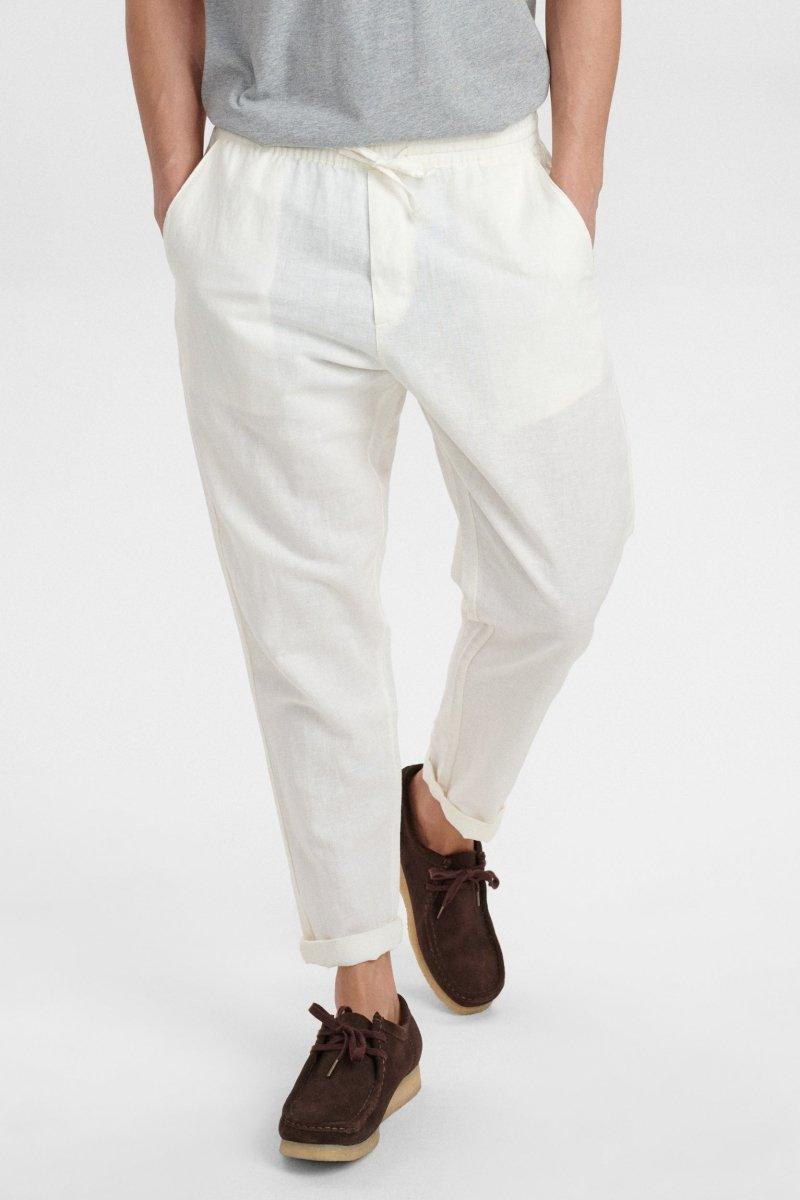 Akjulius Linen Pants Hvid - Anerkjendt - Kul og Koks