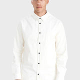 Akleif Corduroy Shirt - Off White - Anerkjendt - Kul og Koks