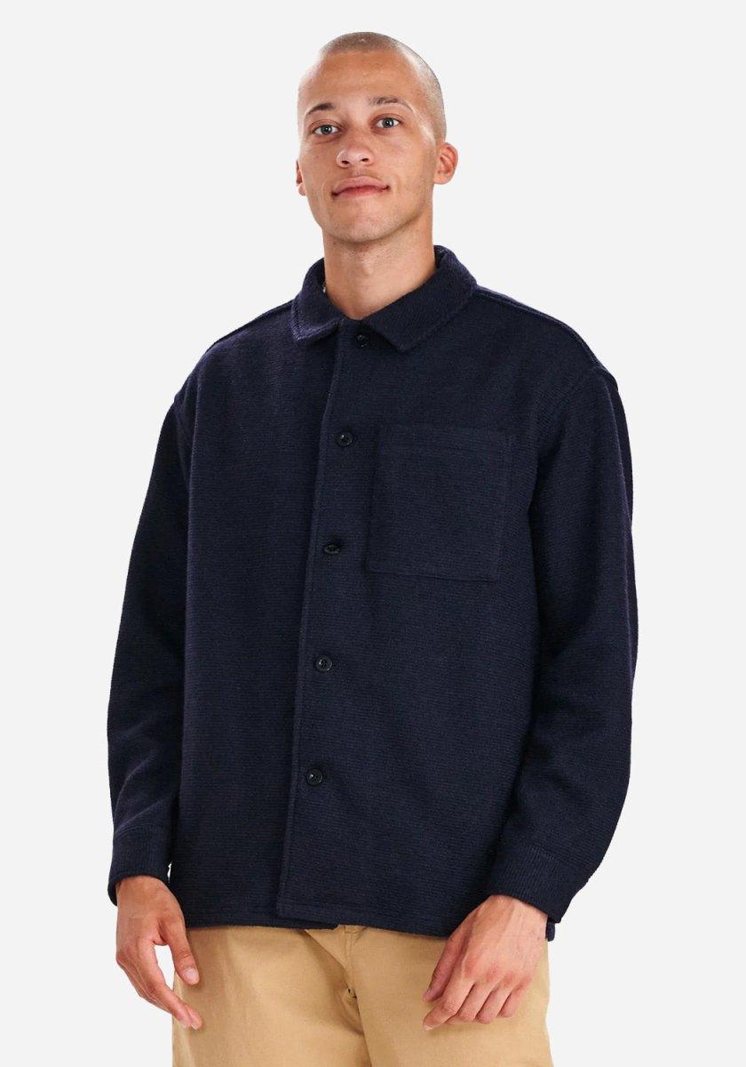 Akoscar Fleece Jakke - Navy - Anerkjendt - Kul og Koks