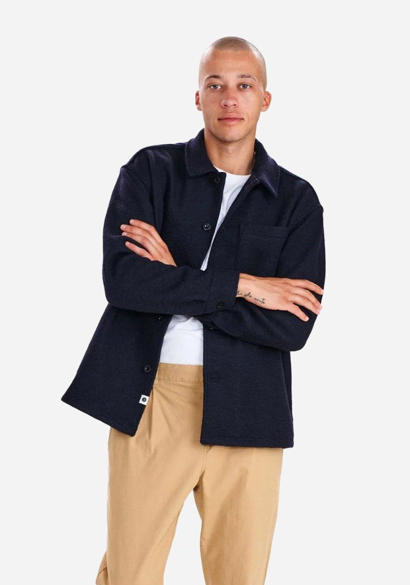 Akoscar Fleece Jakke - Navy - Anerkjendt - Kul og Koks