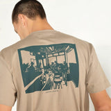 Beat Service Taupe T-Shirt - Brown - Libertine-Libertine - Kul og Koks