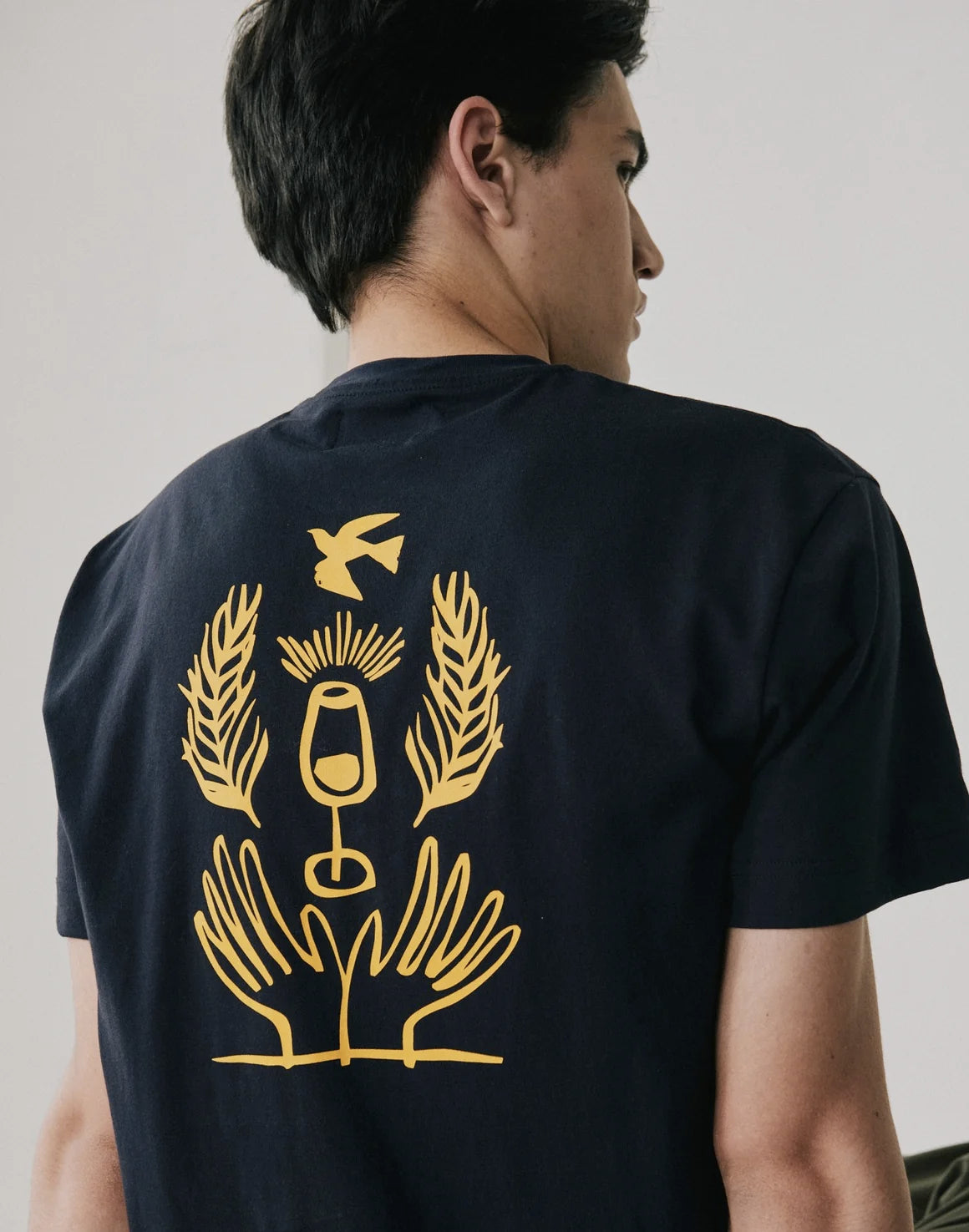 Beat Peace T-shirt - Navy - Libertine-Libertine - Kul og Koks