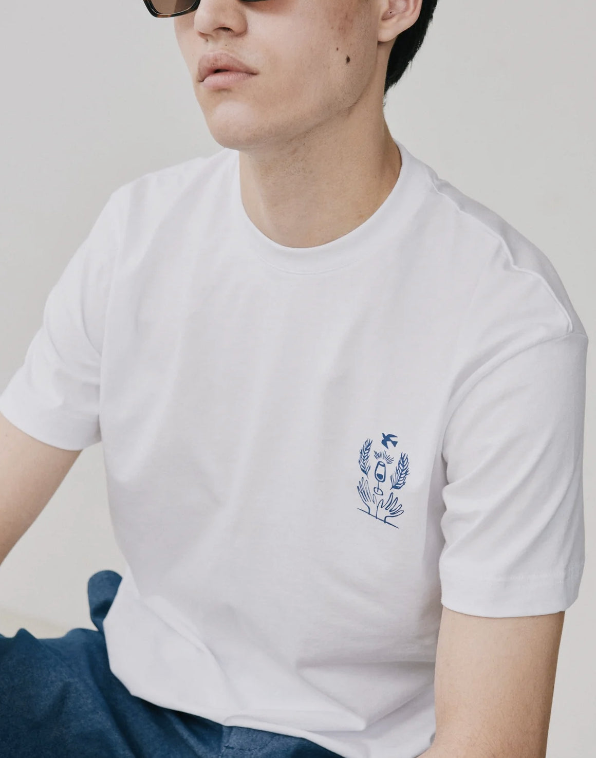 Beat Peace T-shirt - Hvid - Libertine-Libertine - Kul og Koks