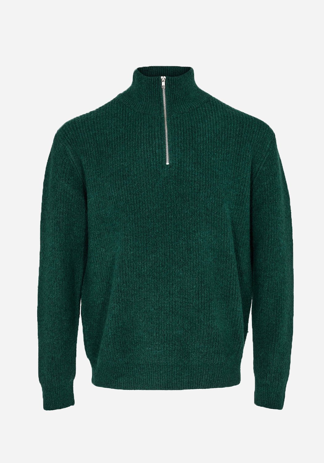 Blain Knit Half Zip - Green - Minimum - Kul og Koks