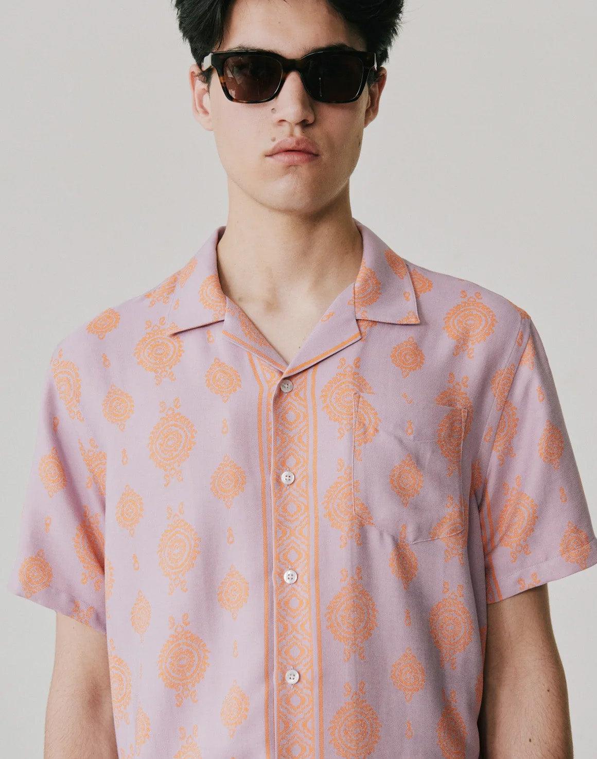 Cave 2312 SS Shirt - Lavender Pink - Libertine-Libertine - Kul og Koks