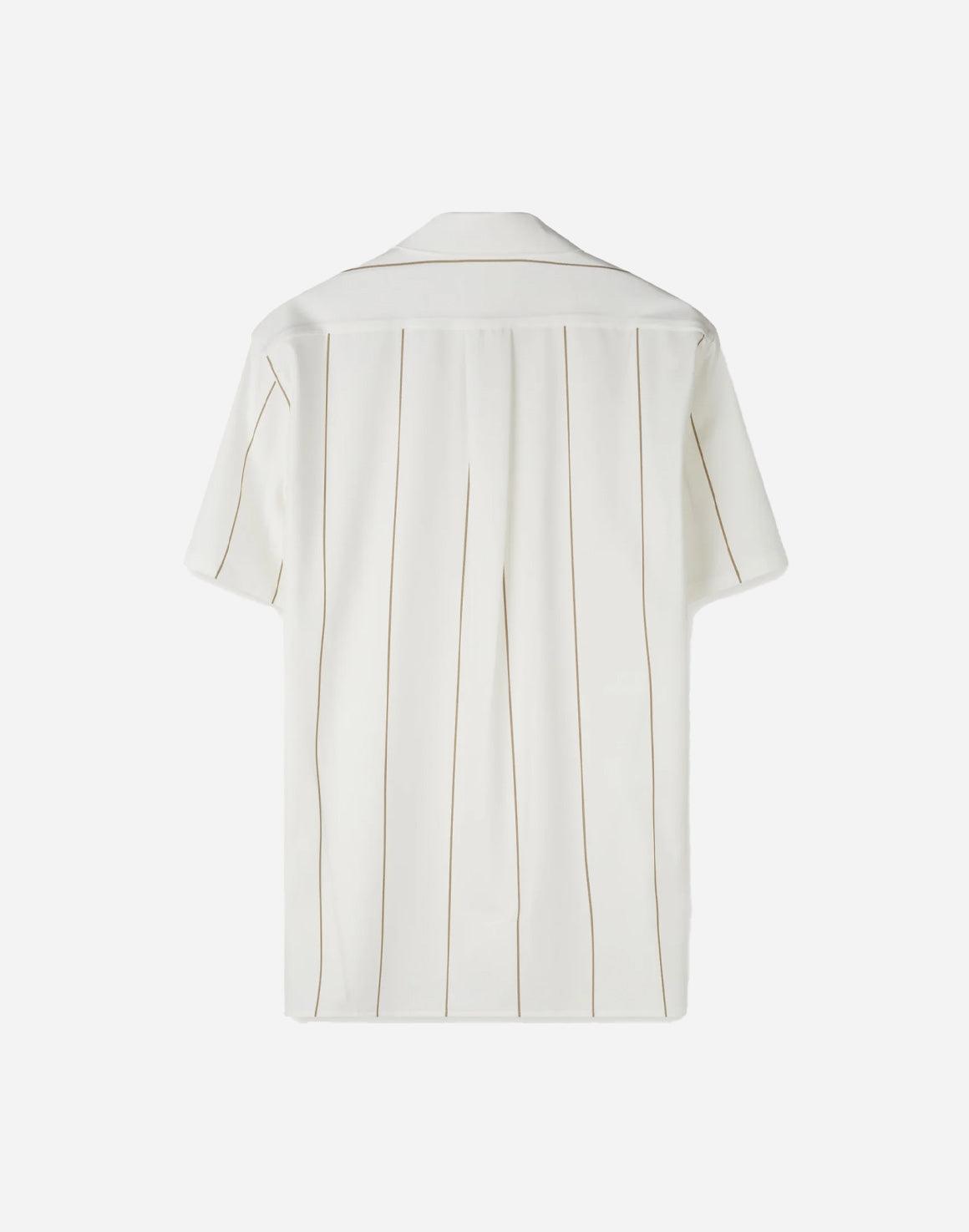 Cave 2310 SS Shirt - White Striped - Libertine-Libertine - Kul og Koks