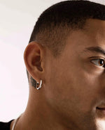 Chunky Clean Edge Earring - Silver - IX STUDIOS - Kul og Koks