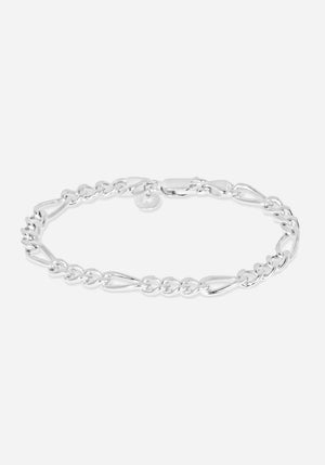 Chunky Figaro Bracelet - Silver