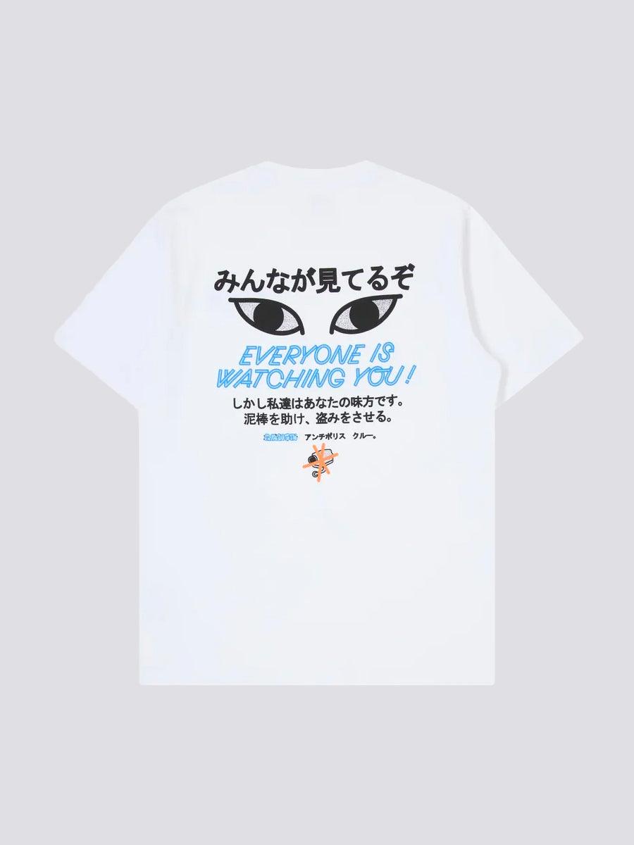 Cover The Thief T-shirt - White - EDWIN - Kul og Koks