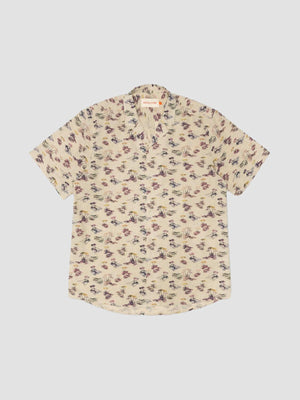 3938 SS Cuban Shirt - Grey