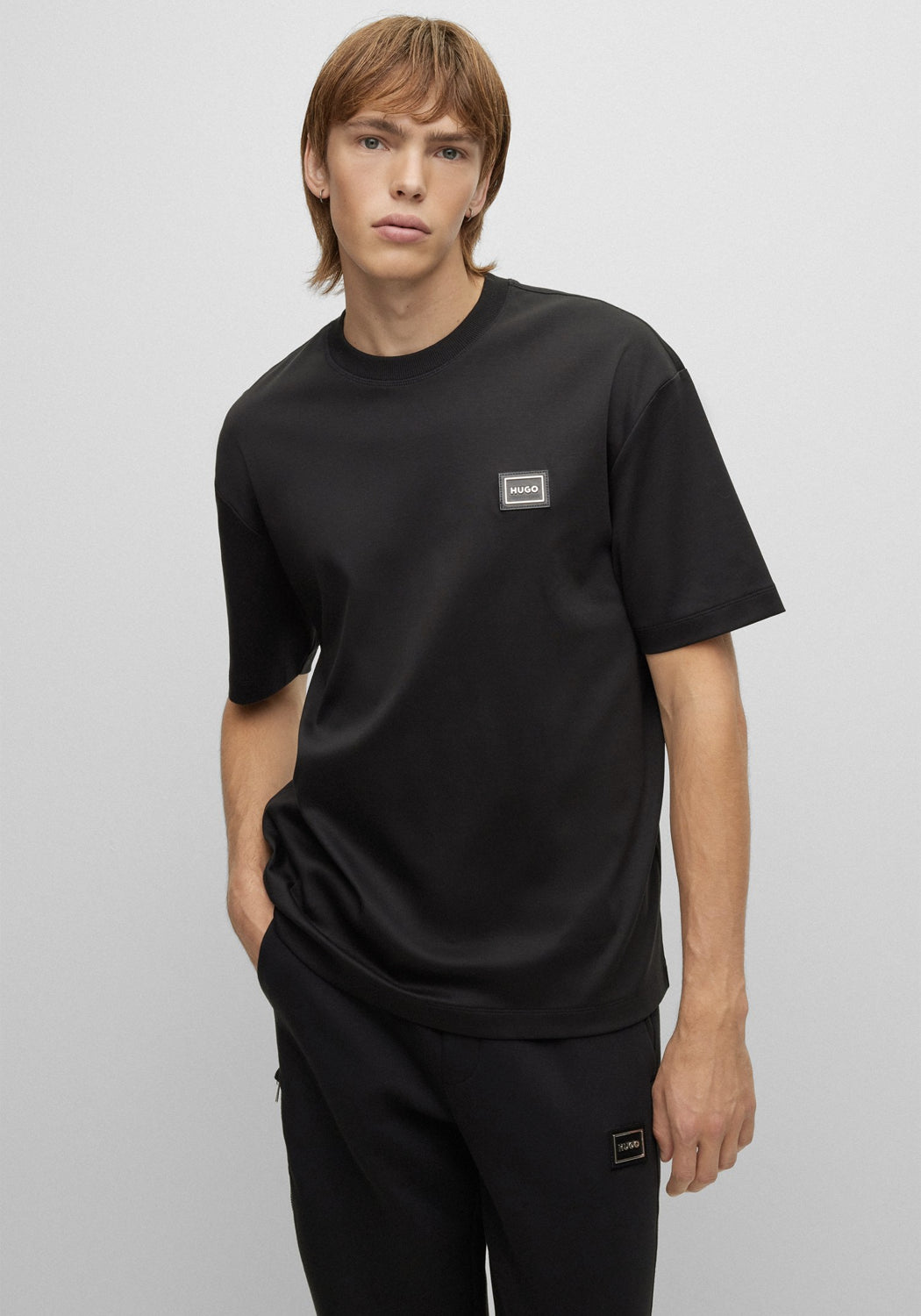Dercy Tshirt - Black - HUGO - Kul og Koks