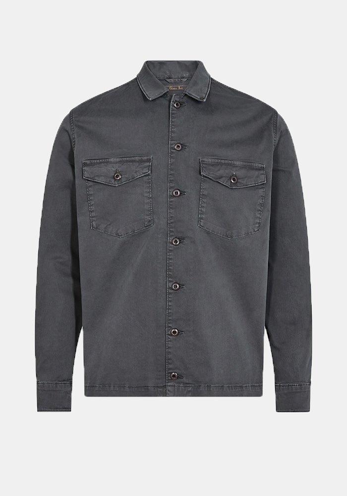 Doyle Overshirt Antracite - Mos Mosh Gallery - Kul og Koks