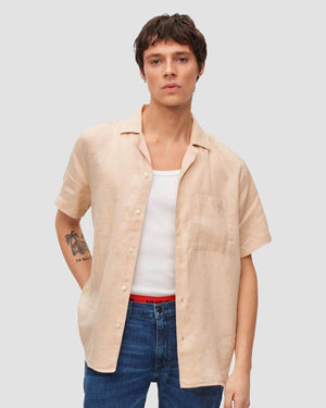 Ellino SS Shirt - Light Beige