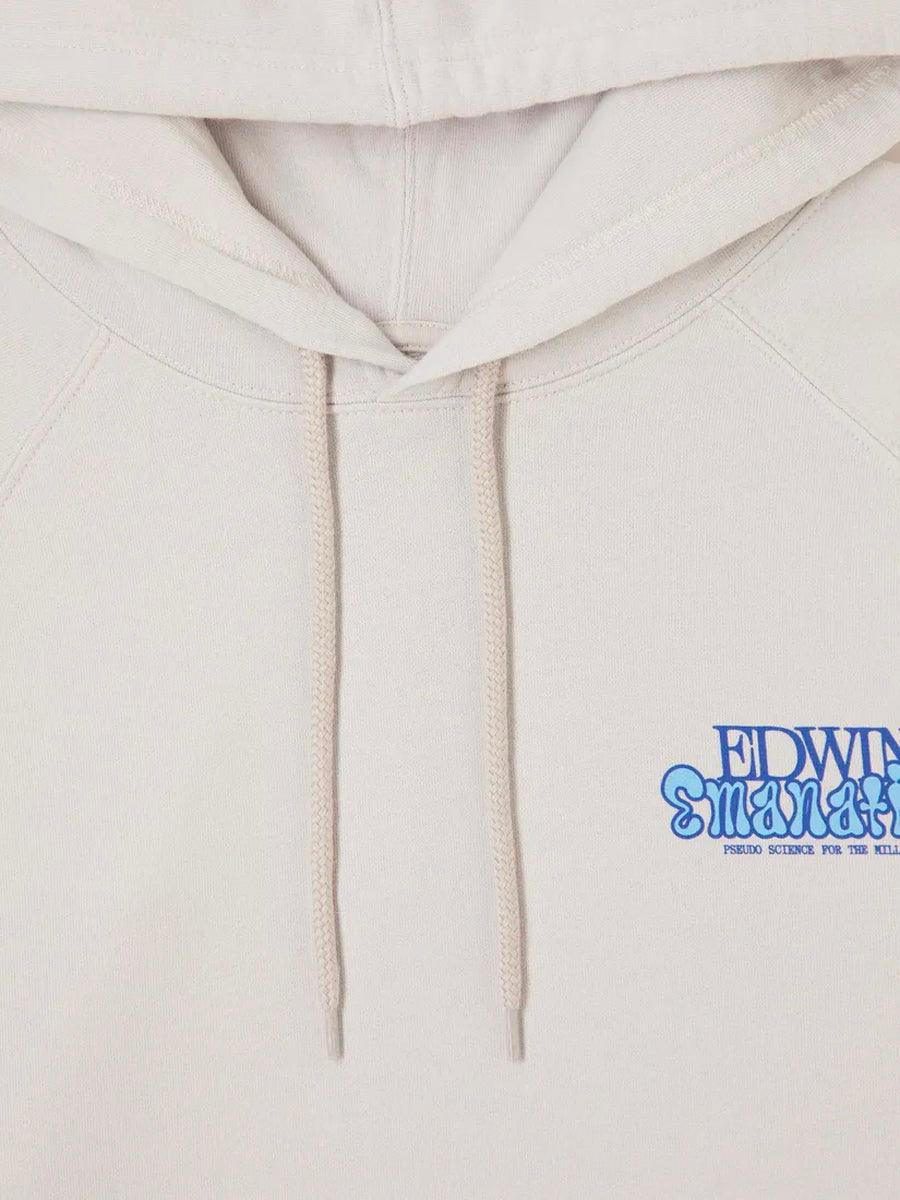 Emanation Hoodie - Mist White - EDWIN - Kul og Koks