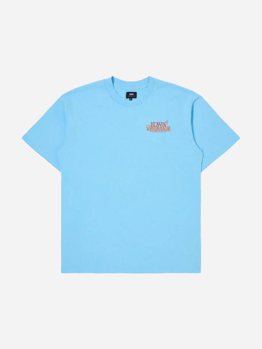 Emanation TS T-shirt - Sky Blue - EDWIN - Kul og Koks