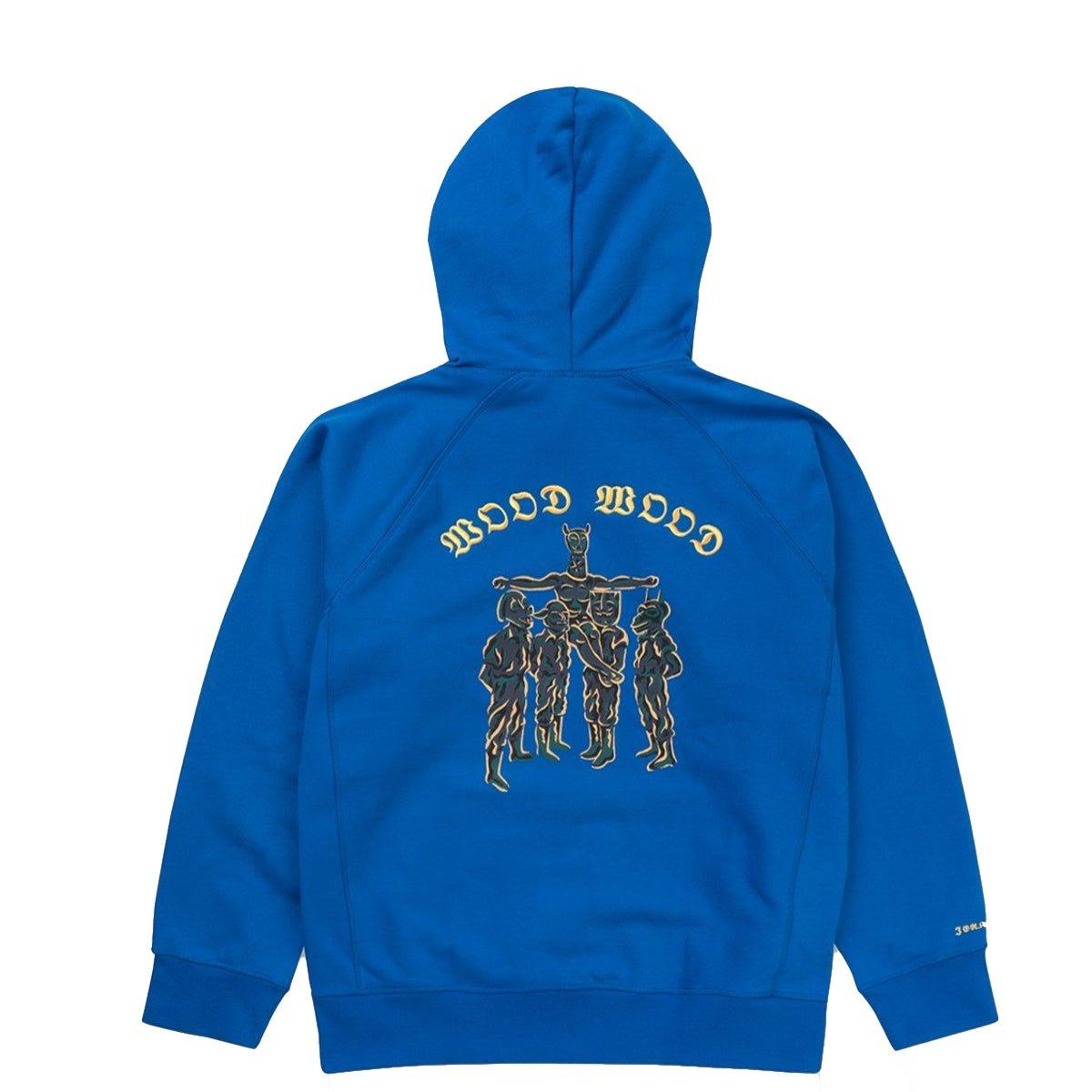 Fred JC Mask Hoodie · Blå - WOOD WOOD - Kul og Koks
