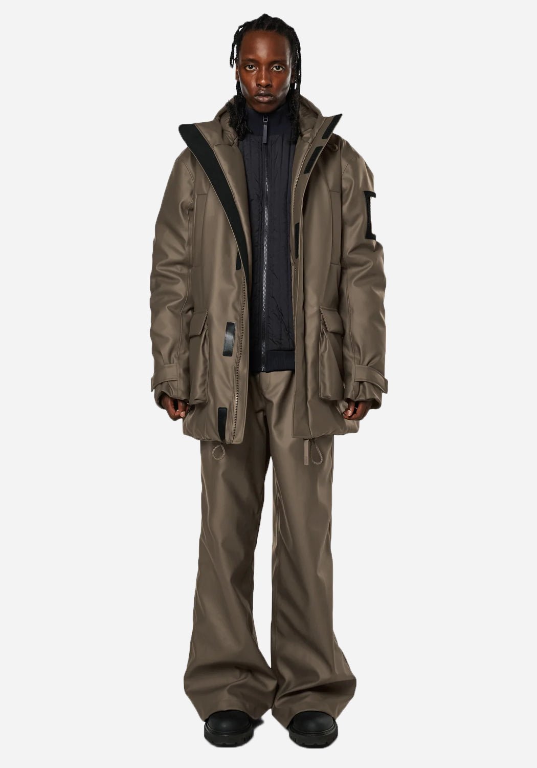 Glacial Parka Jacket - Wood - RAINS - Kul og Koks