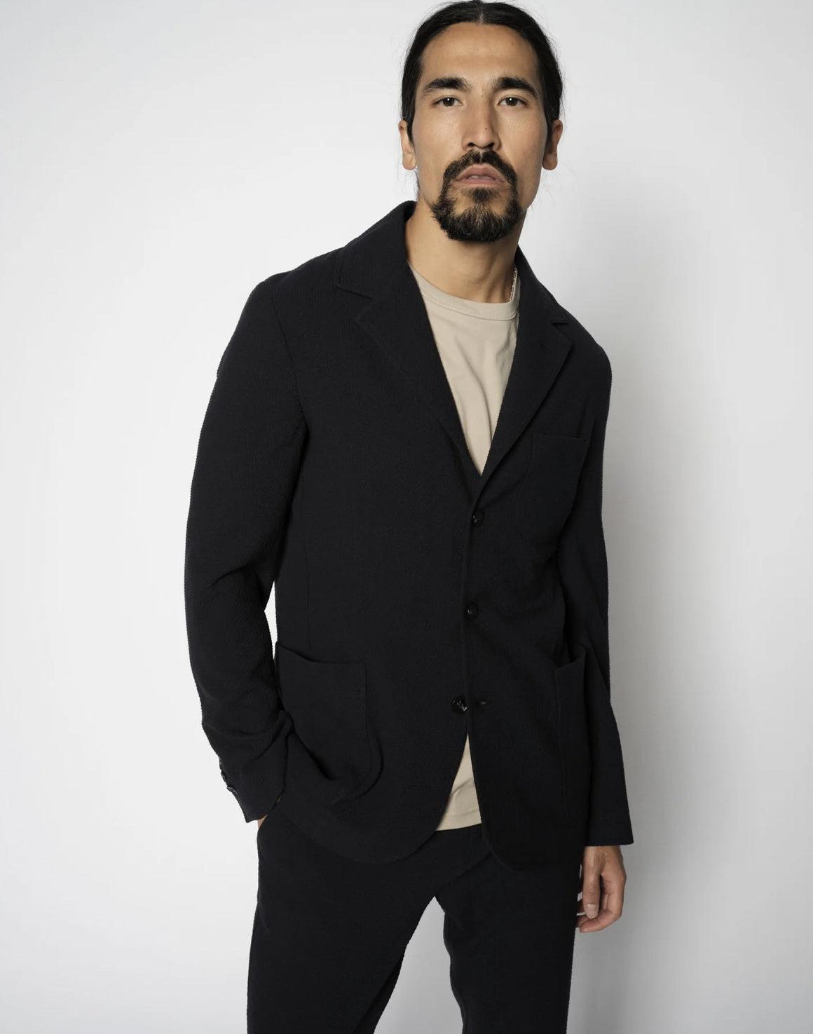 Grady Blazer - Navy - Mos Mosh Gallery - Kul og Koks