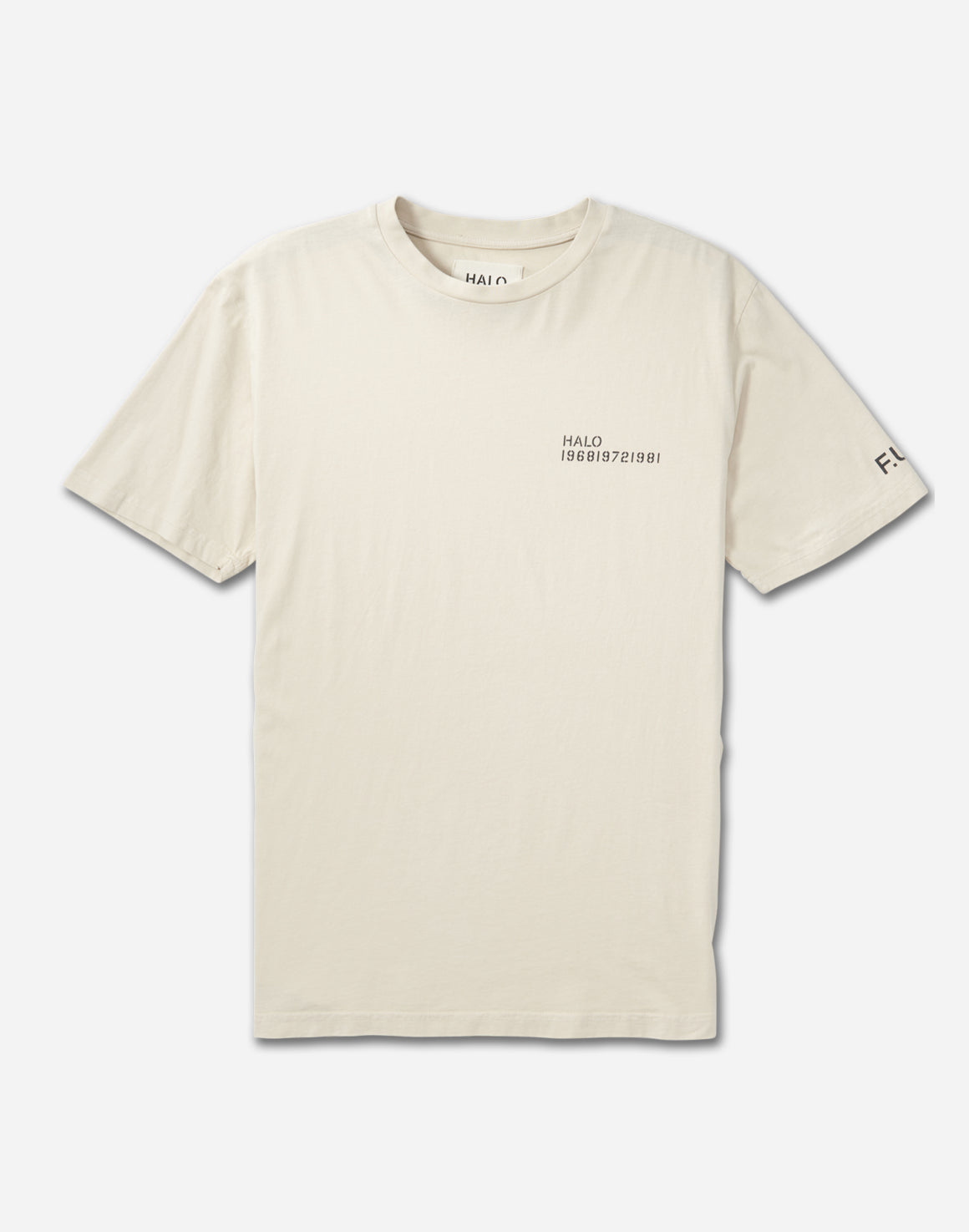 Halo Cotton T-shirt - Sand - HALO - Kul og Koks