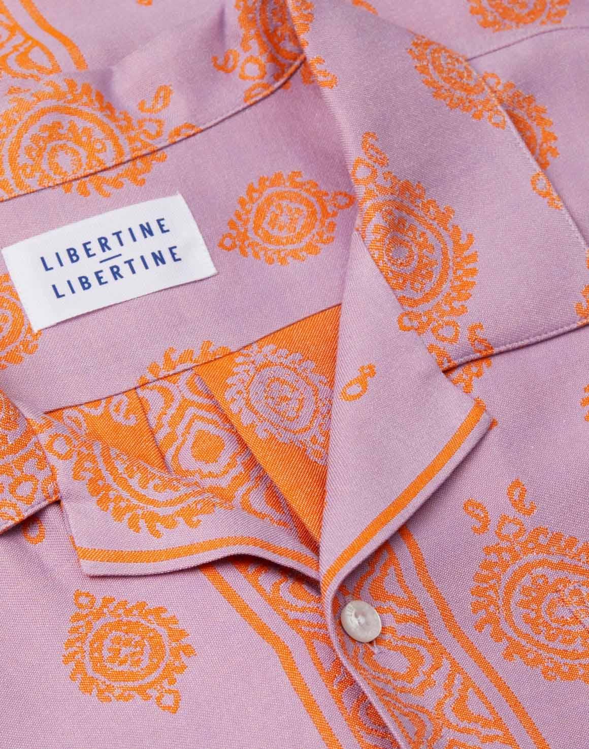 Cave 2312 SS Shirt - Lavender Pink - Libertine-Libertine - Kul og Koks