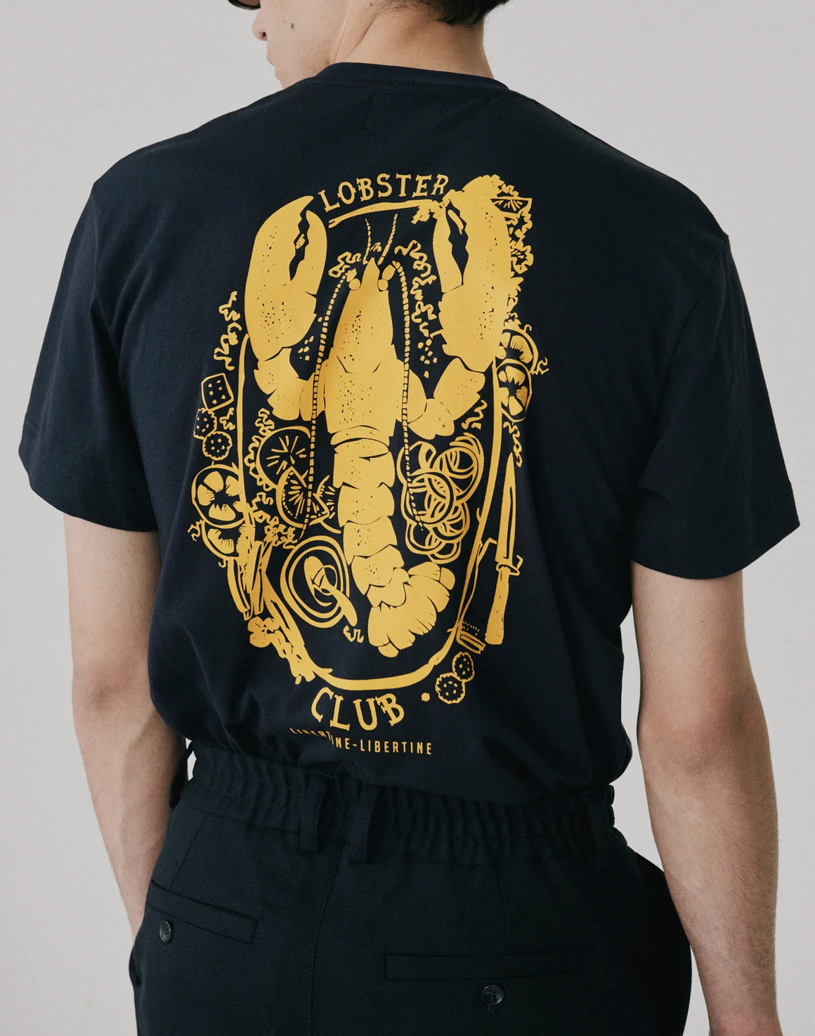 Beat Lobsterclub T-shirt - Navy - Libertine-Libertine - Kul og Koks