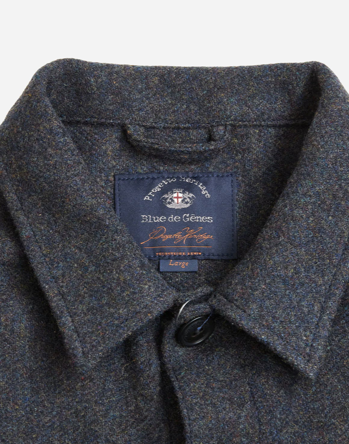 Massimo Overshirt - Sort - Blue de Genes - Kul og Koks