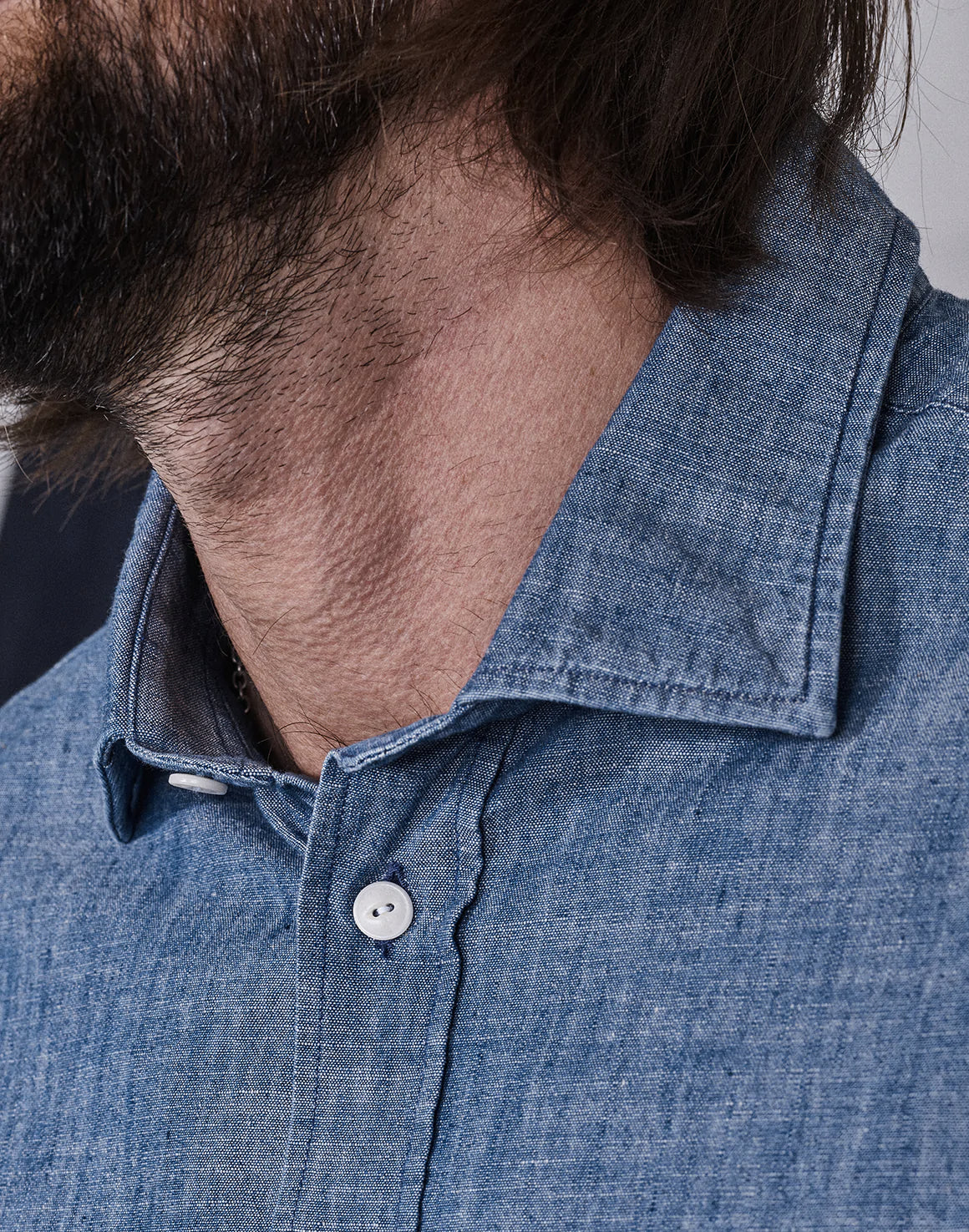 Miguel Chambray Shirt - Blå - Blue de Genes - Kul og Koks