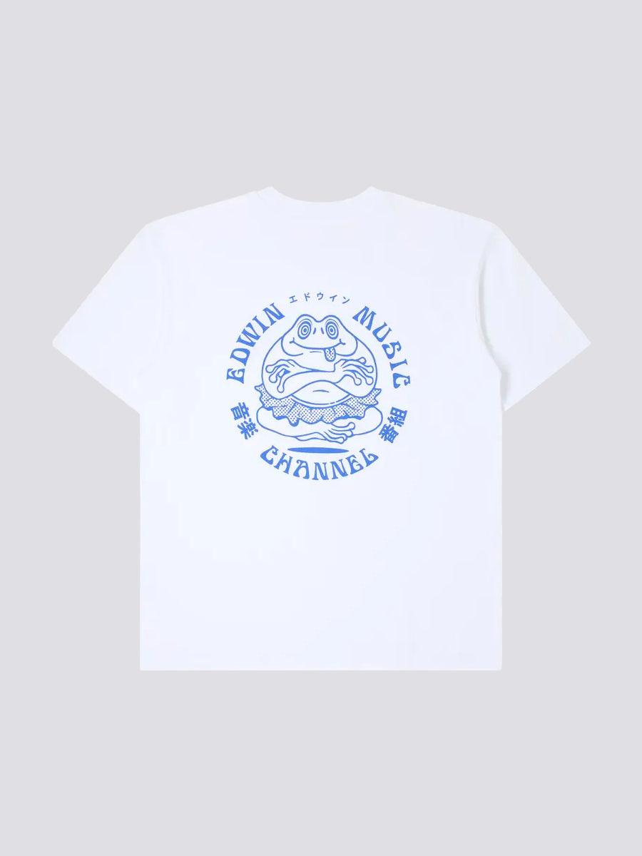 Music Channel T-shirt - White - EDWIN - Kul og Koks