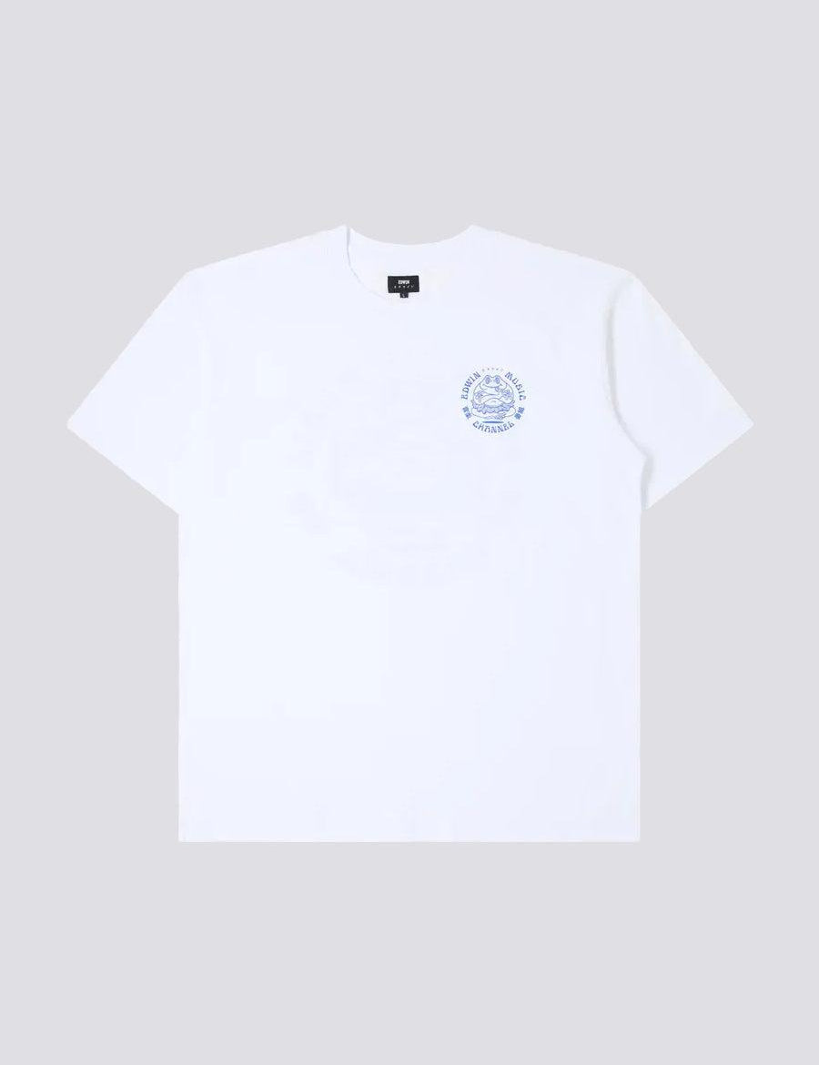 Music Channel T-shirt - White - EDWIN - Kul og Koks