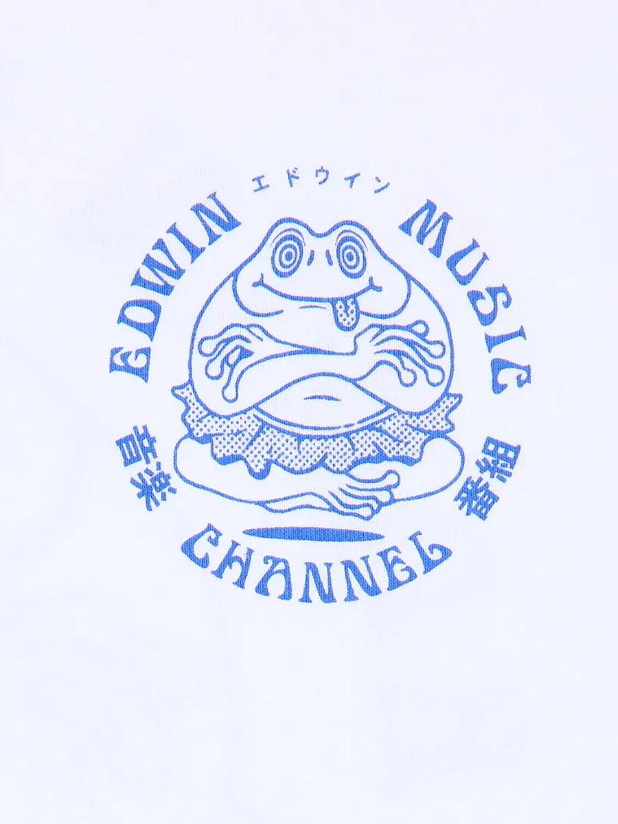 Music Channel T-shirt - White - EDWIN - Kul og Koks