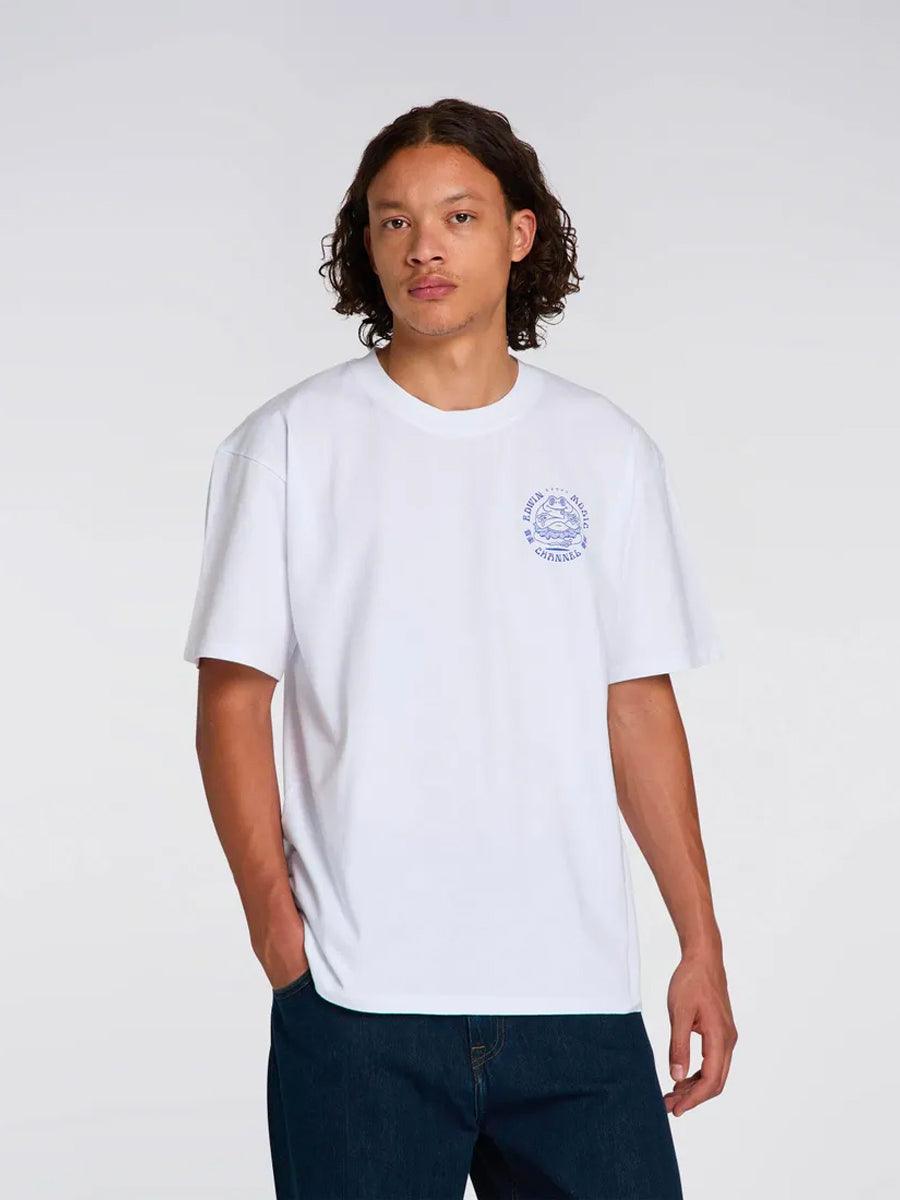 Music Channel T-shirt - White - EDWIN - Kul og Koks