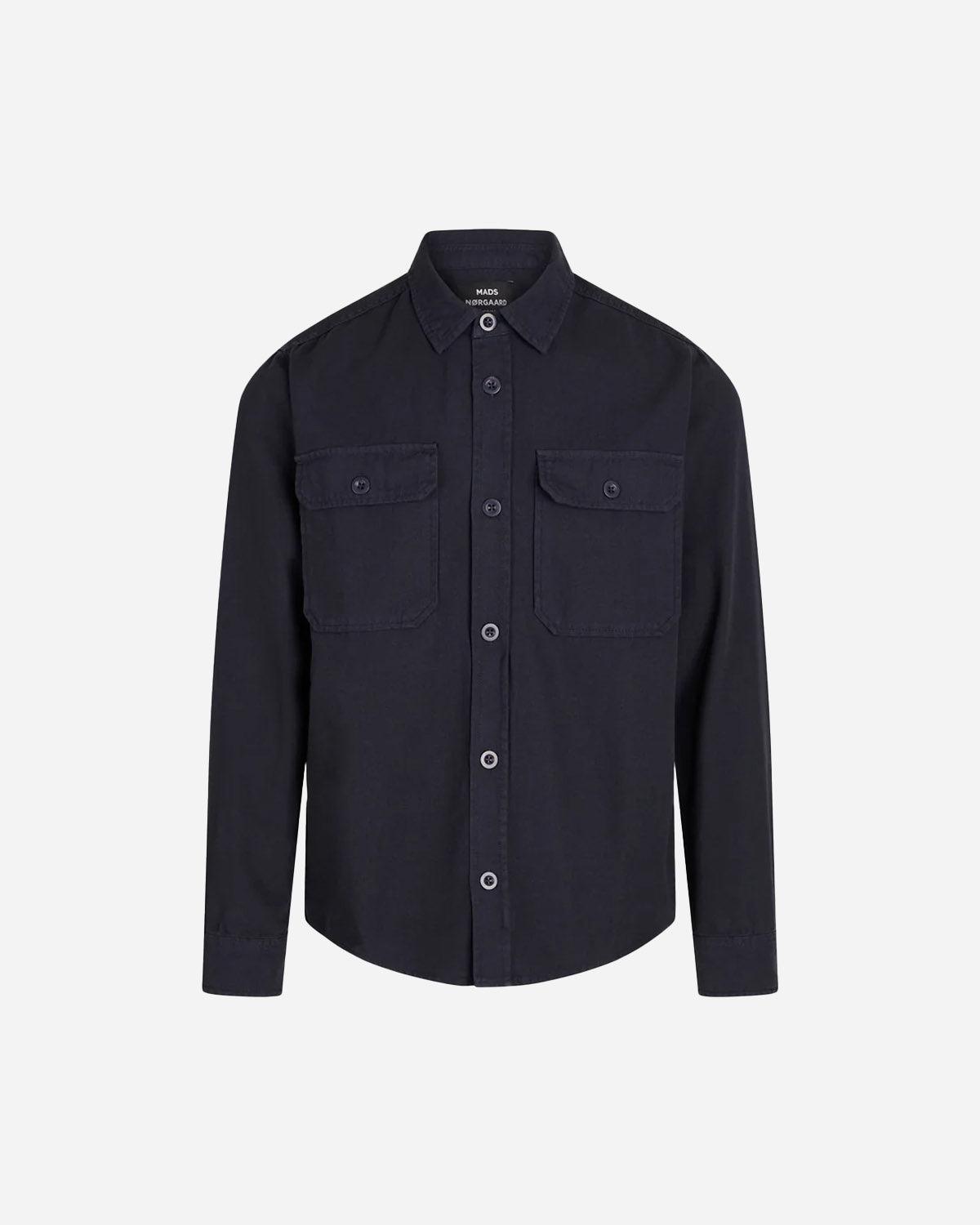 Canvas Skyler Shirt - Black - Mads Nørgaard - Kul og Koks