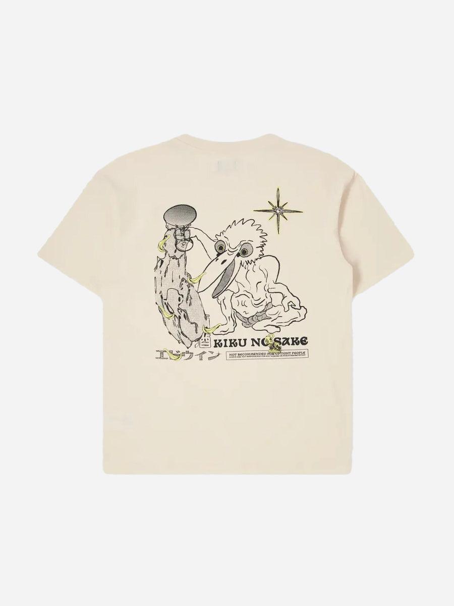 Kiku No Sake T-shirt - Whisper White - EDWIN - Kul og Koks