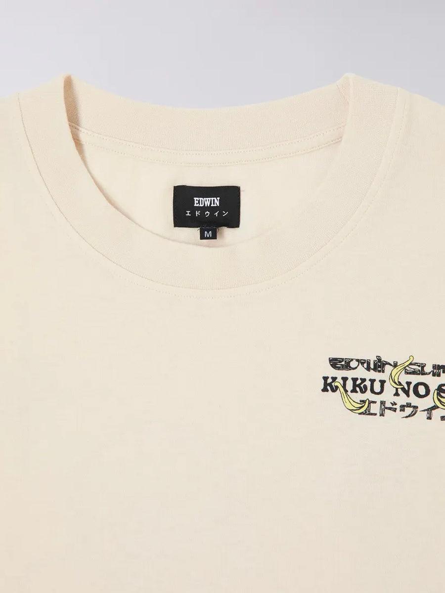 Kiku No Sake T-shirt - Whisper White - EDWIN - Kul og Koks