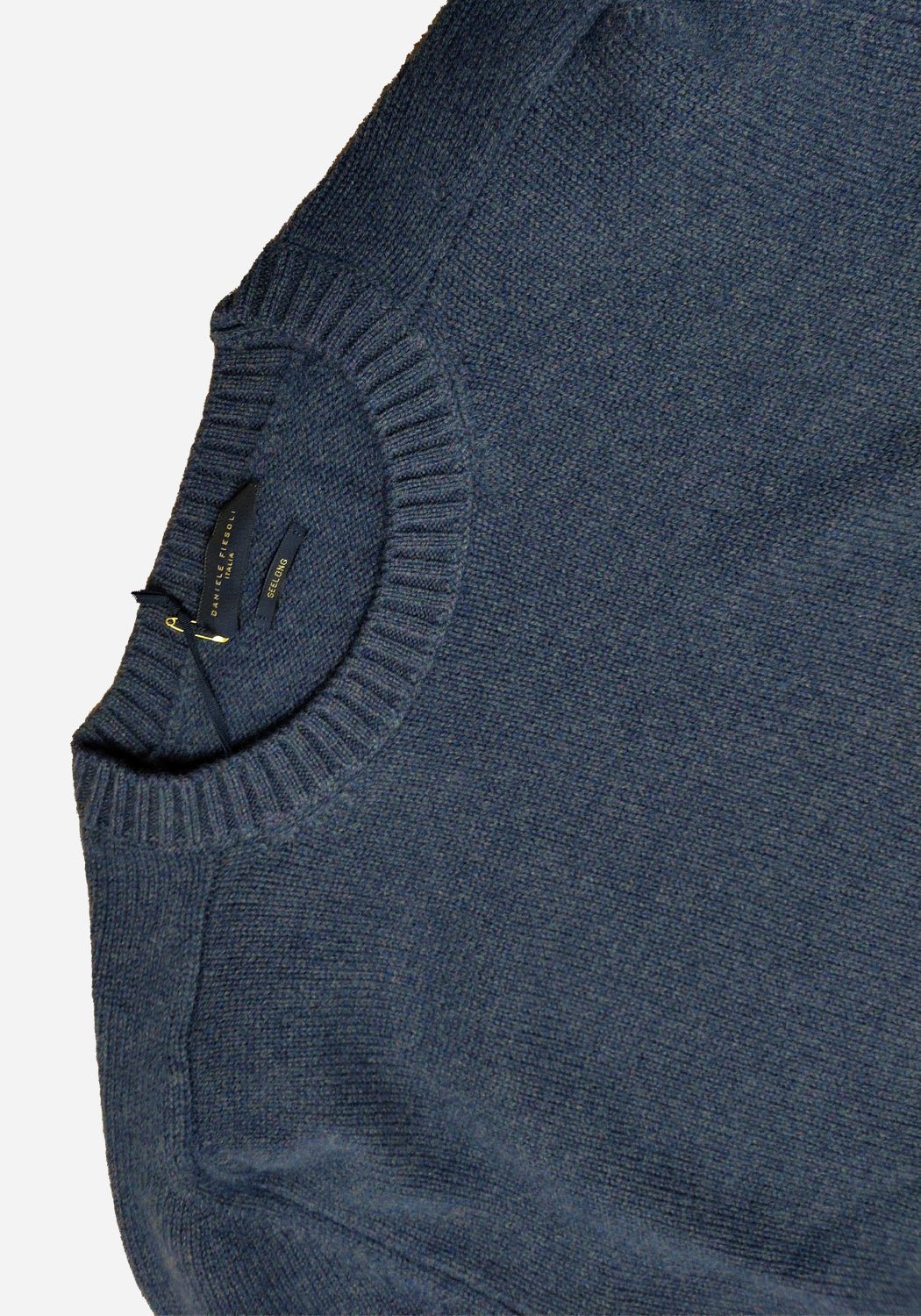 Paricollo Raglan Merino - Blue - Daniele Fiesoli - Kul og Koks
