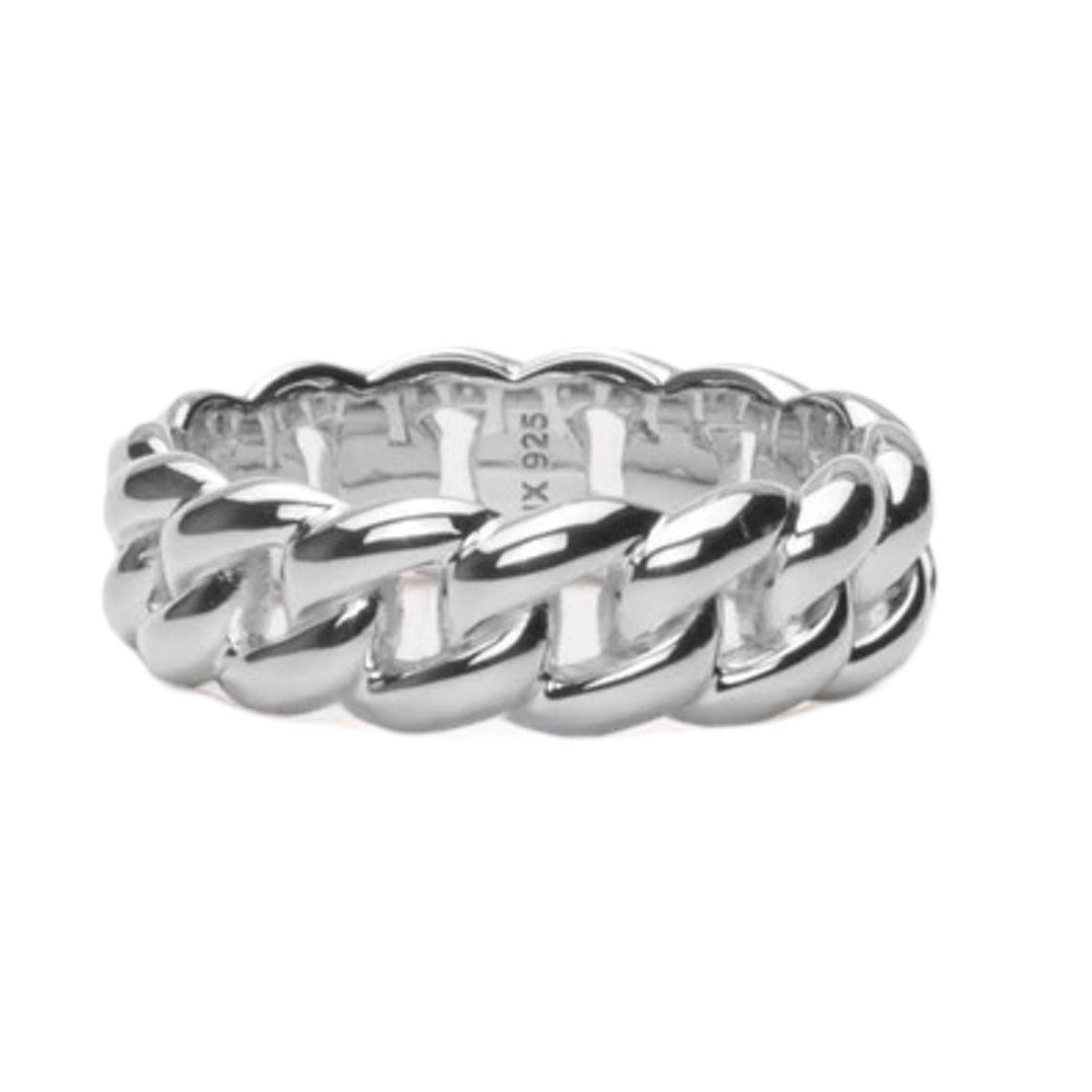 Polished Curb Ring · Sølv - IX STUDIOS - Kul og Koks