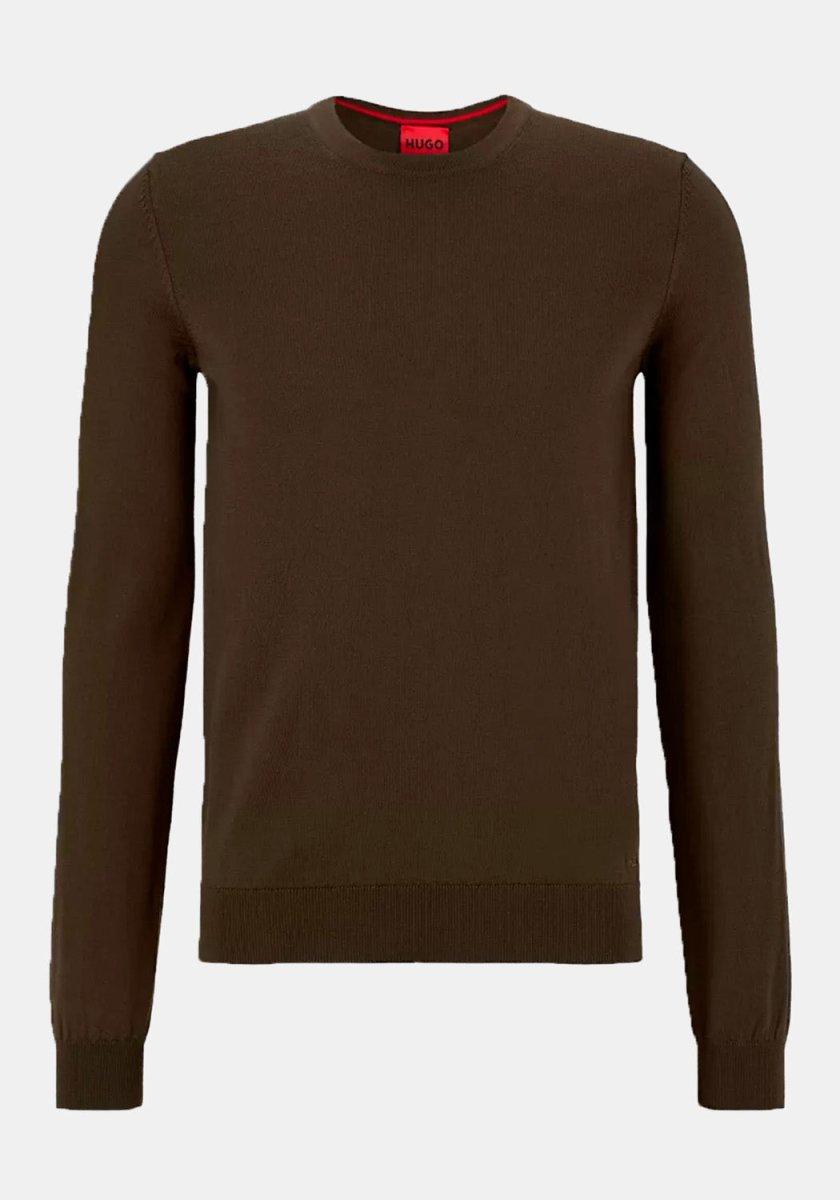 San Cedric Sweater Dark Green - HUGO - Kul og Koks